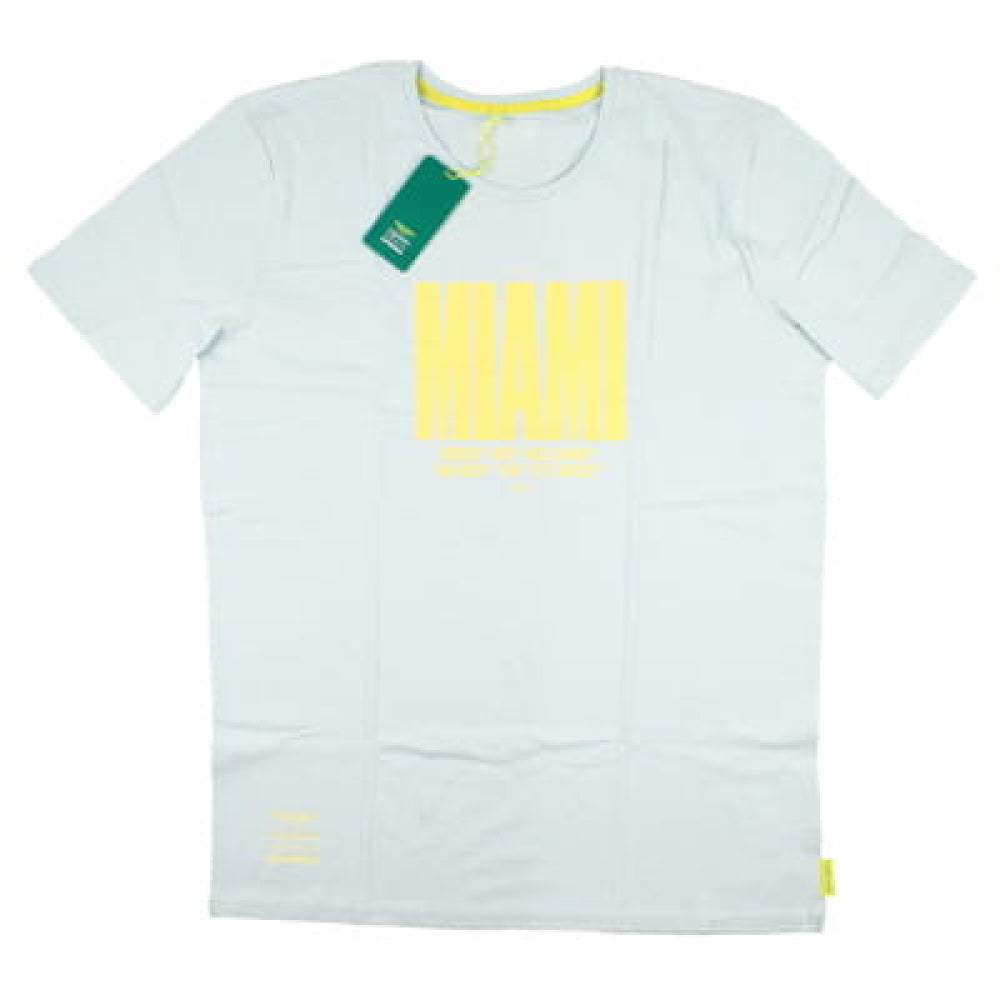 2023 Aston Martin Cognizant Limited Edition Miami GP T-Shirt - Pastel Green_1