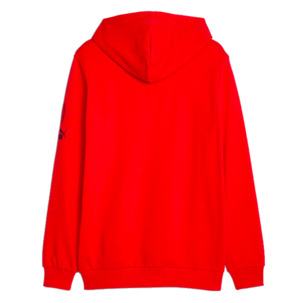2023-2024 AC Milan FtblCore Graphic Hoody (Red)_1