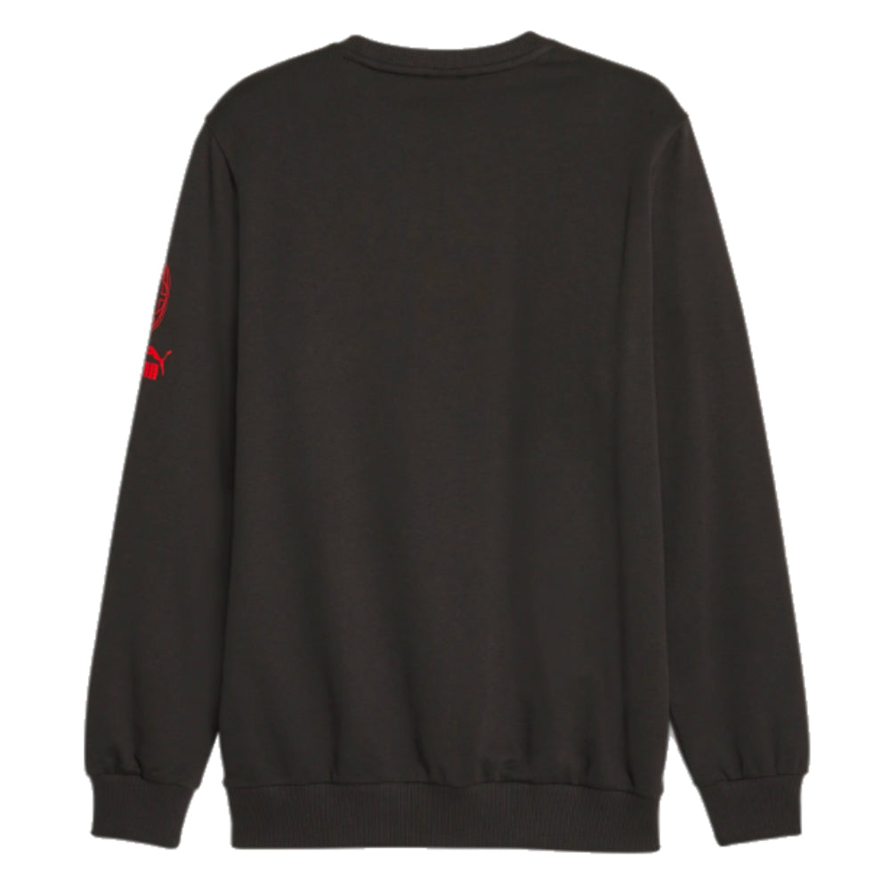 2023-2024 AC Milan FtblCore Graphic Crew Sweat (Black)_1