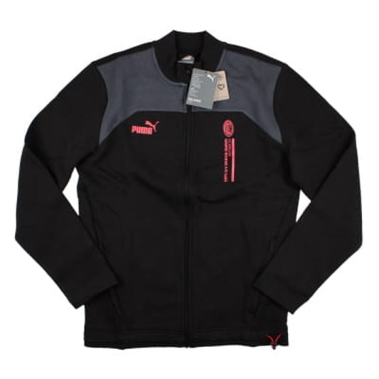 2023-2024 AC Milan FtblCulture Track Jacket (Black)_1