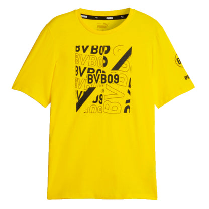 2023-2024 Borussia Dortmund FtblCore Graphic Tee (Yellow)_1