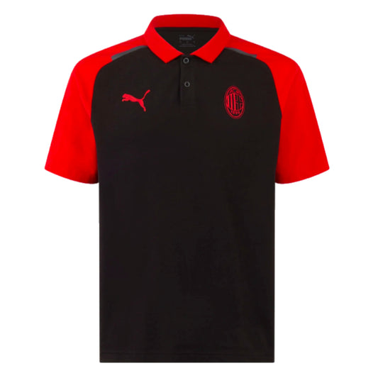 2023-2024 AC Milan Casuals Polo Shirt (Black)_1