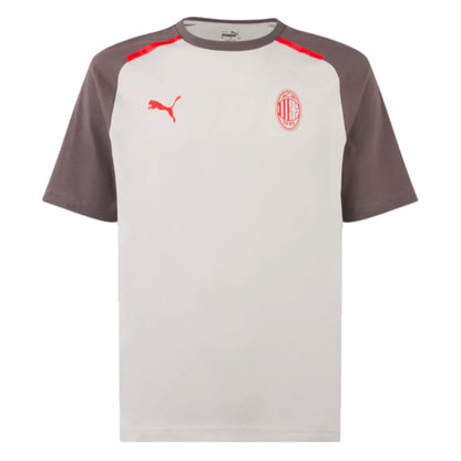 2023-2024 AC Milan Casuals Tee (Light Grey)_1