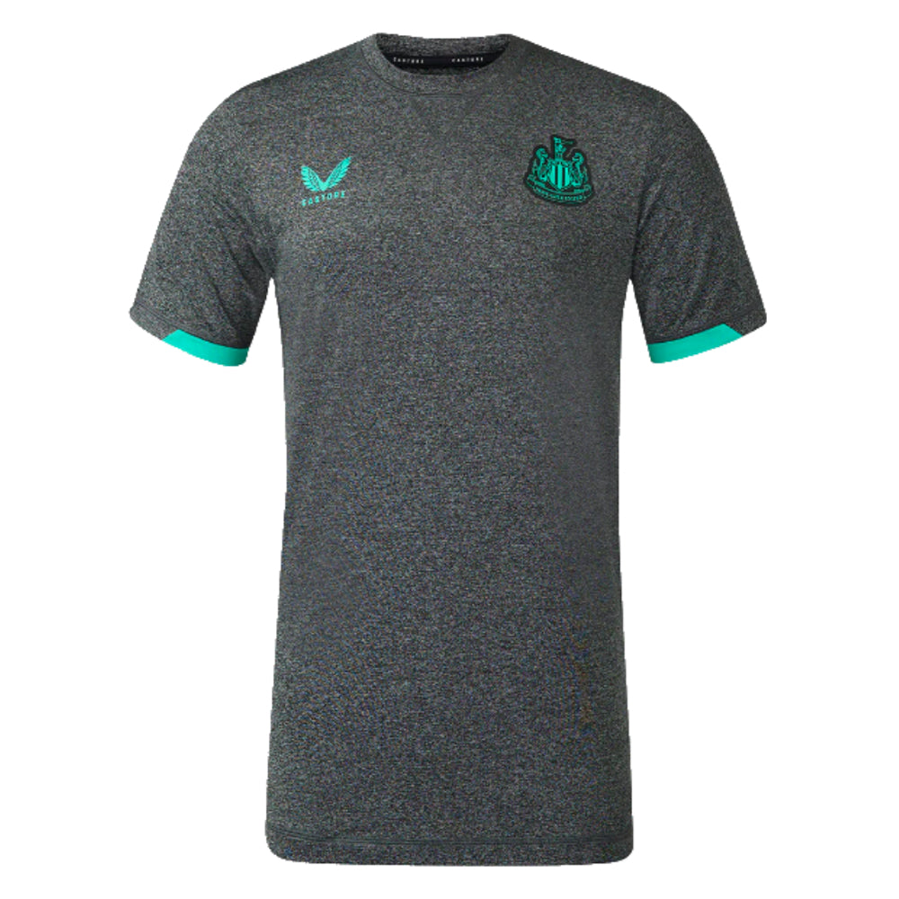 2023-2024 Newcastle Coaches Travel Tee (Black Marl)_1