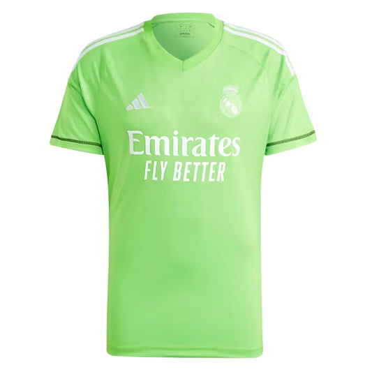 2023-2024 Real Madrid Home Goalkeeper Shirt (Solar Green)_1