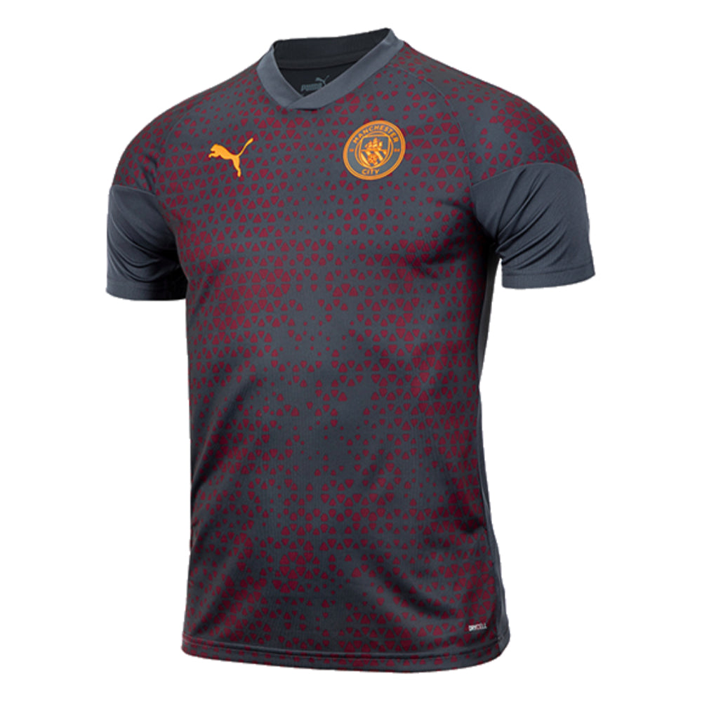 2023-2024 Man City Training Jersey (Strong Grey) (HAALAND 9)_3