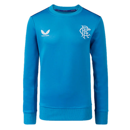 2023-2024 Rangers Players Training Sweatshirt (Deep Water) - Kids_1