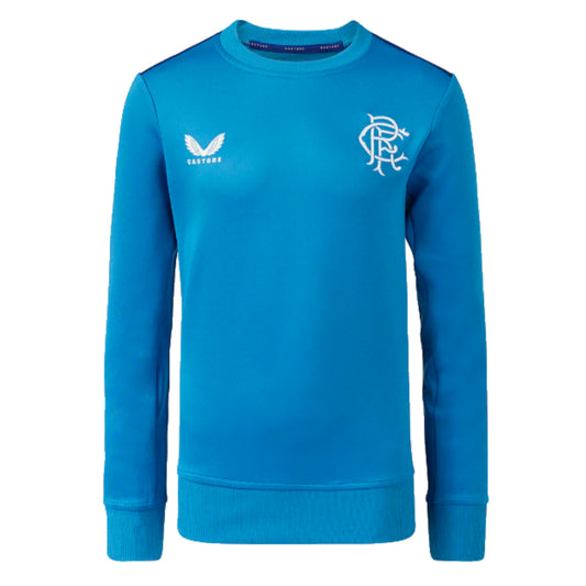 2023-2024 Rangers Players Training Sweatshirt (Deep Water) - Kids_1