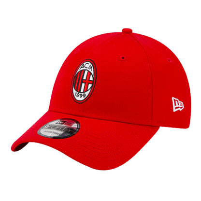 2023-2024 AC Milan Core 9Forty Adjustable Cap (Red)_3