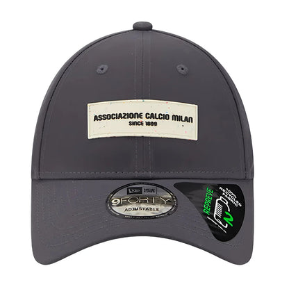 2023-2024 AC Milan Repreve 9FORTY Adjustable Cap (Dark Grey)_3