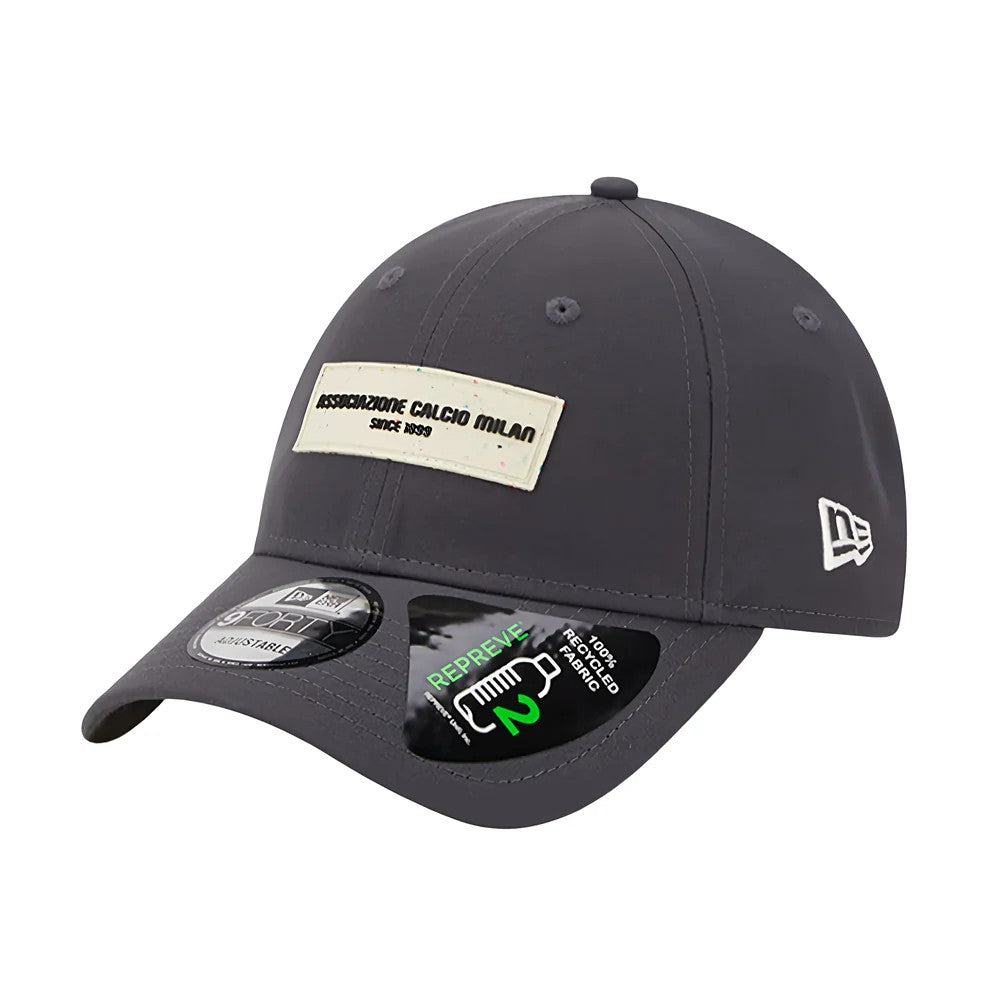 2023-2024 AC Milan Repreve 9FORTY Adjustable Cap (Dark Grey)_3
