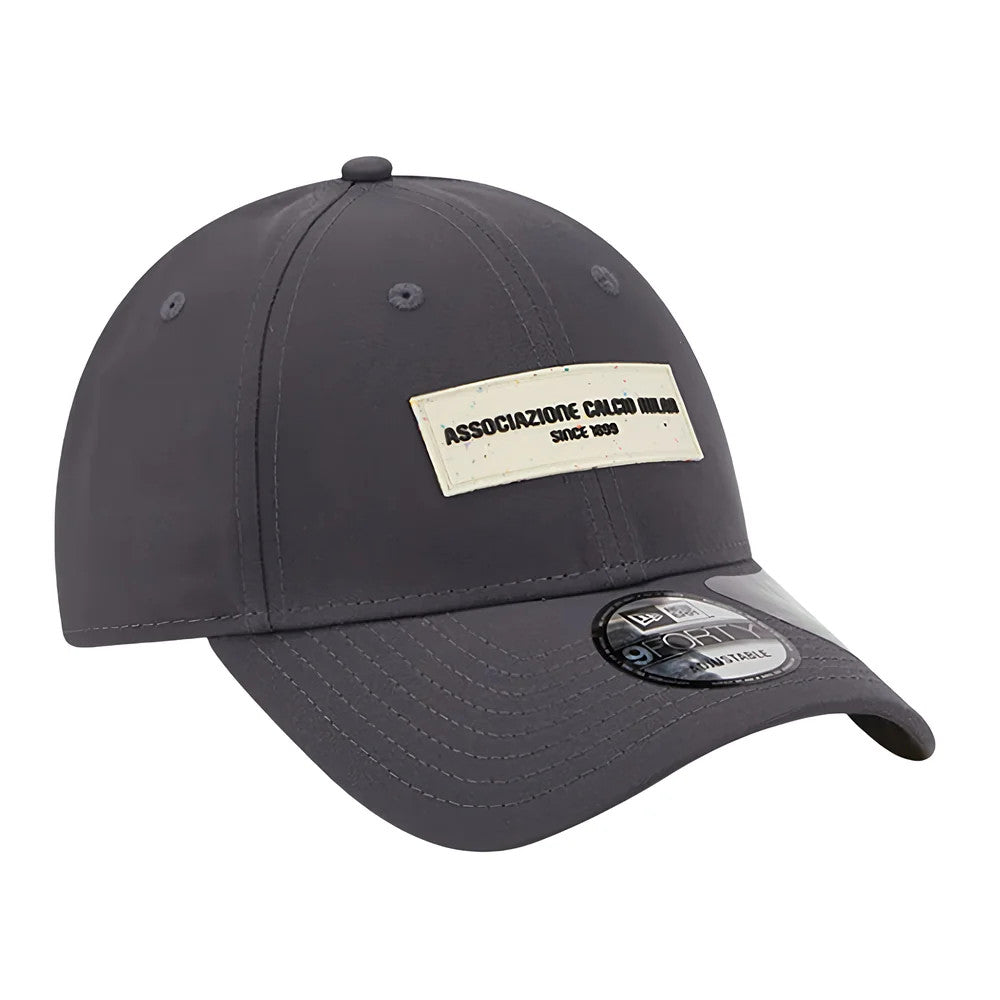 2023-2024 AC Milan Repreve 9FORTY Adjustable Cap (Dark Grey)_3