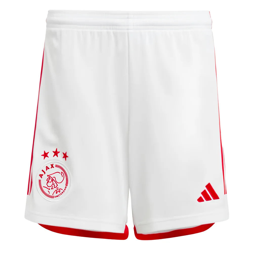 2023-2024 Ajax Home Shorts (White) - Kids_0