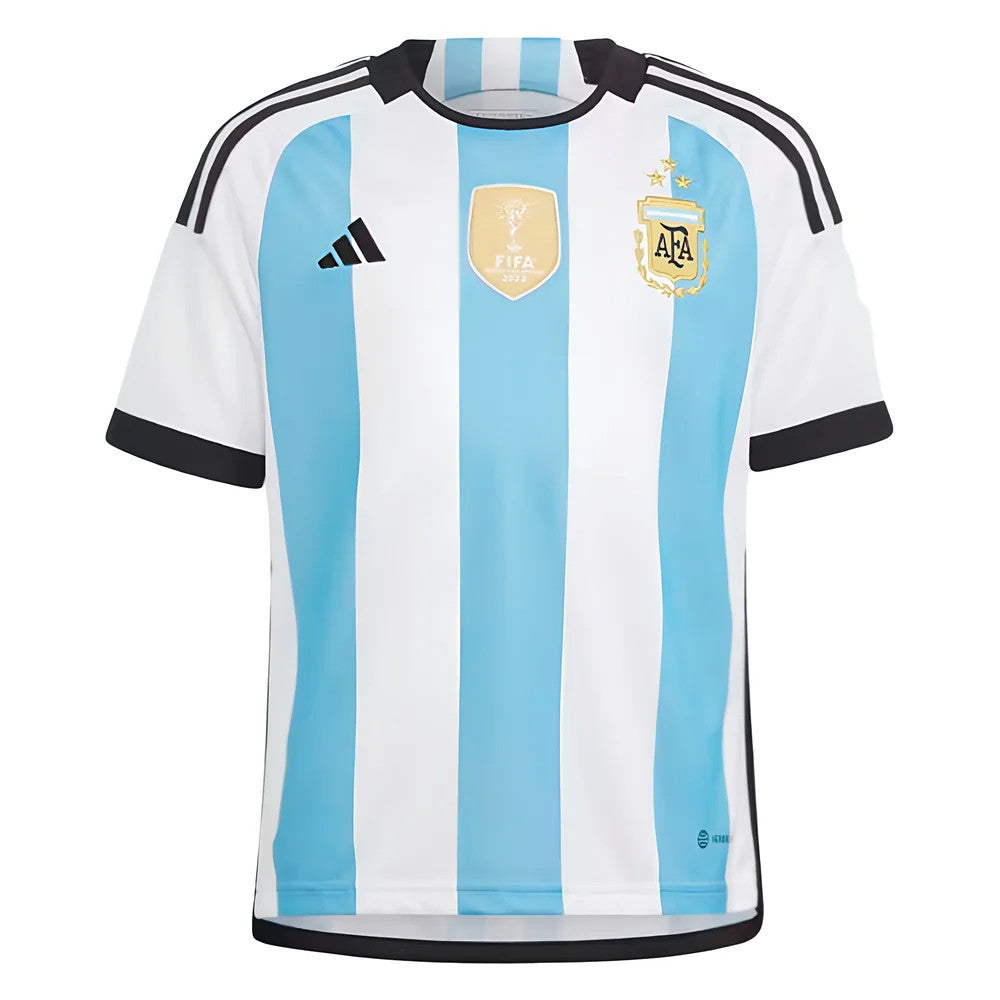 Argentina 2022 World Cup Winners Home Shirt - Kids (MESSI 10)_3