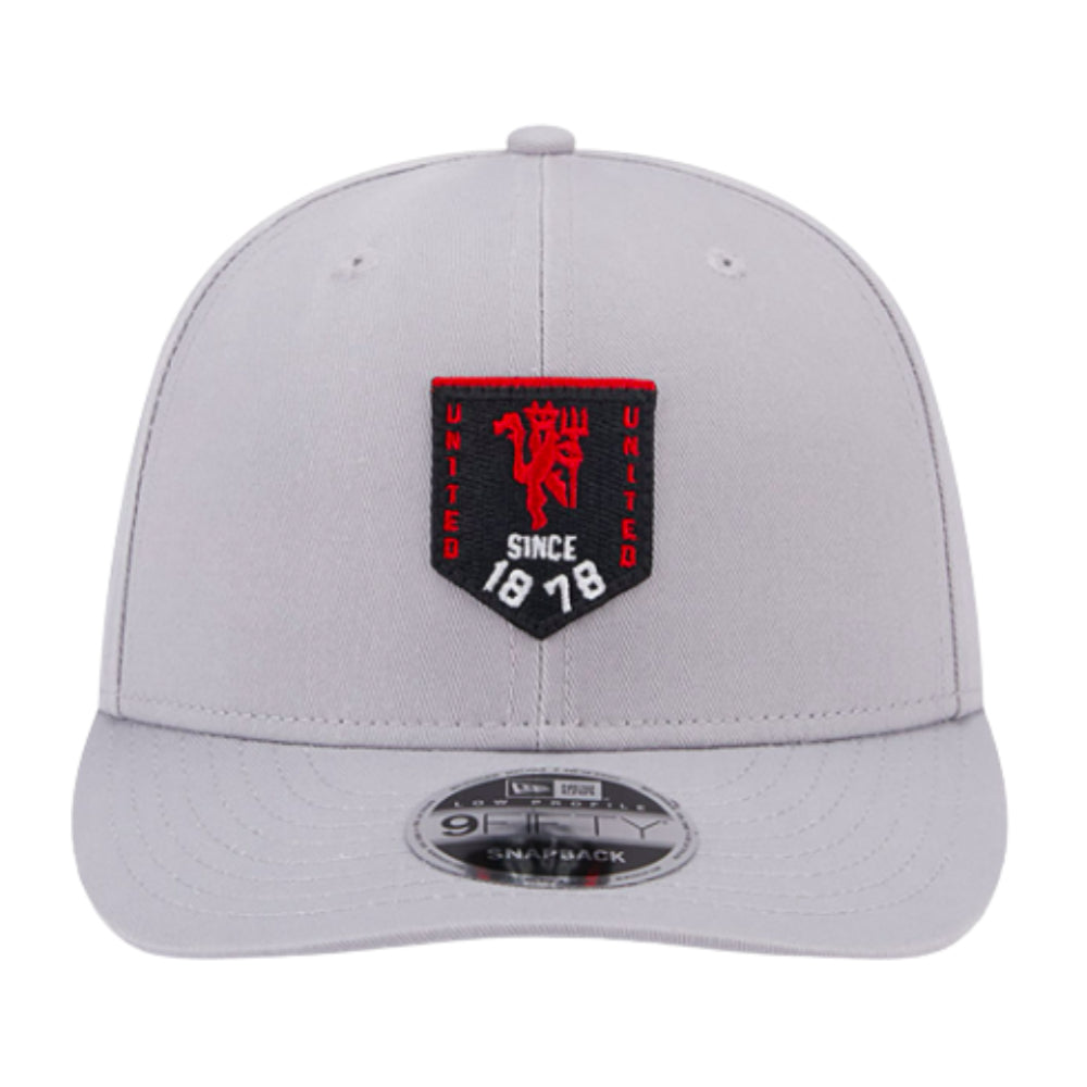 Manchester United Pennant Grey 9FIFTY Snapback Cap_3