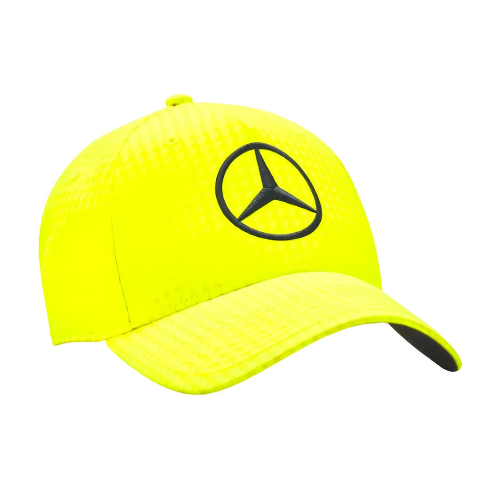 2023 Mercedes Lewis Hamilton Driver Cap (Neon Yellow)_1