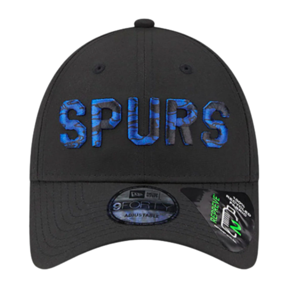 2023-2024 Tottenham Hotspur Repreve Black 9FORTY Adjustable Cap_3