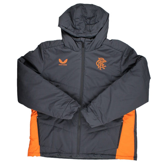 2023-2024 Rangers Coaches Training Bench Jacket (Ebony)_1
