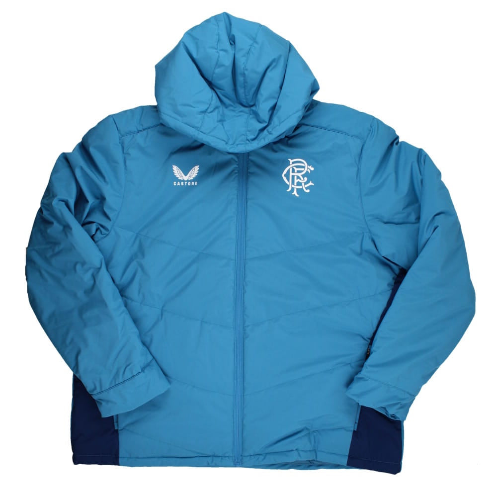 2023-2024 Rangers Players Training Bench Jacket (Deep Water)_1