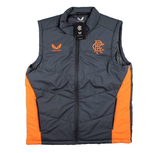 2023-2024 Rangers Coaches Training Bench Gilet (Ebony)_1