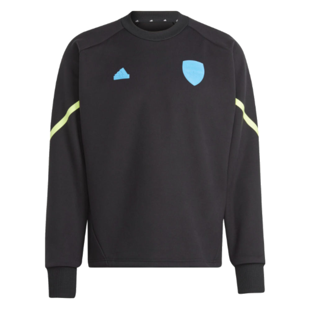 2023-2024 Arsenal D4GMD Sweat Top (Black)_1