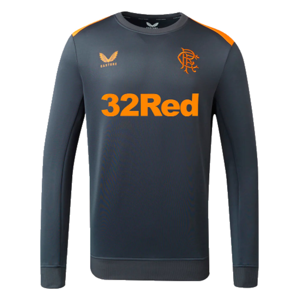 2023-2024 Rangers Coaches Matchday Sweatshirt (Ebony)_1