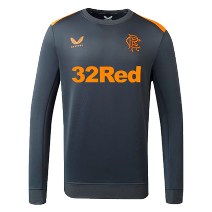 2023-2024 Rangers Coaches Matchday Sweatshirt (Ebony)_1