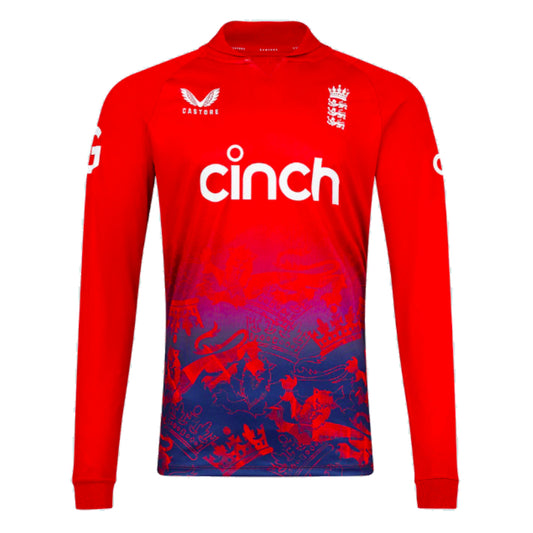 2023 England T20 Pro Shirt Long Sleeve Jersey_1