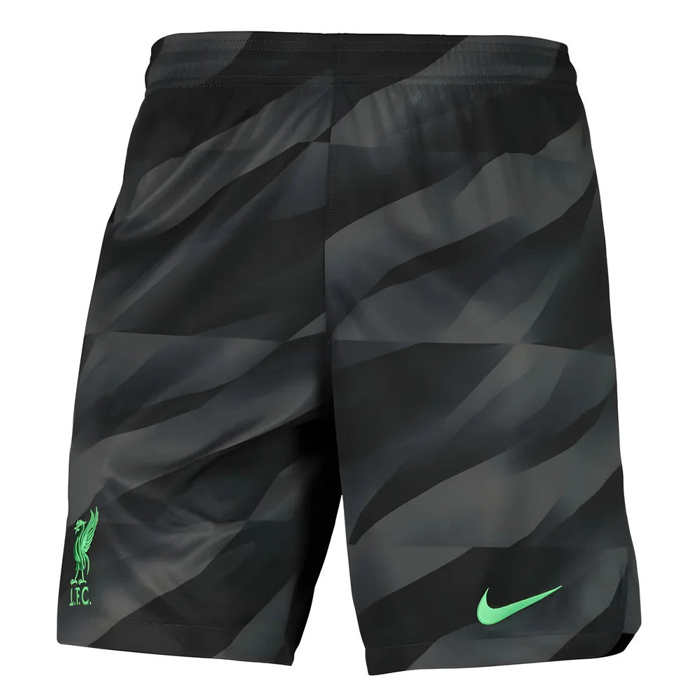2023-2024 Liverpool Home Goalkeeper Shorts (Black) - Kids_1