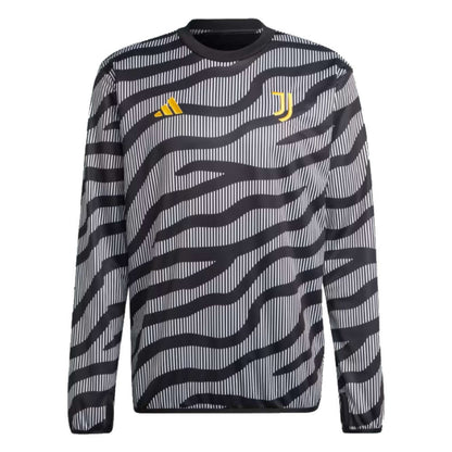 2023-2024 Juventus Pre-Match Warm Top (Black)_1