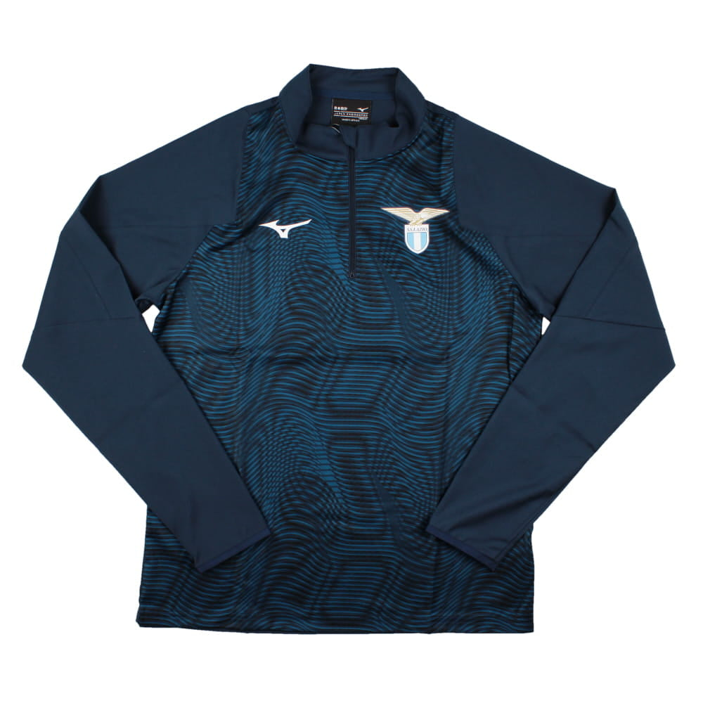2023-2024 Lazio Pre-Match Half Zip Midlayer (Navy)_1