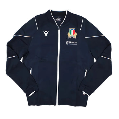2023-2024 Italy Rugby Full Zip Travel Top (Navy)_1