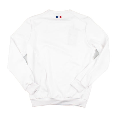 2023-2024 France Rugby Presentation Crew Sweat (White)_1