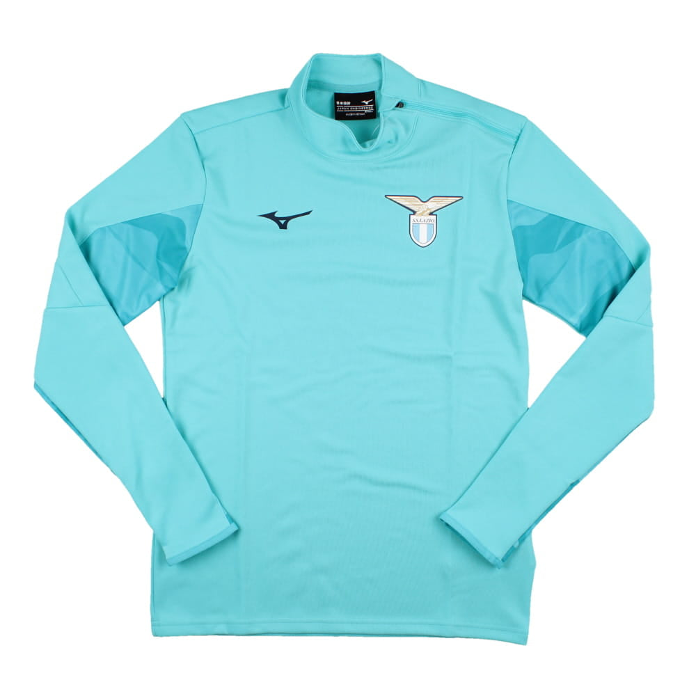 2023-2024 Lazio Half Zip Midlayer Training Top (Azure)_1