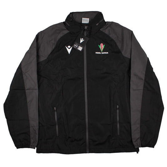 2023-2024 Samoa Rugby Waterproof Rain Jacket (Black)_1