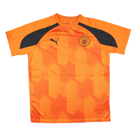 2023-2024 Man City Pre-Match Jersey (Orange) - Kids_1