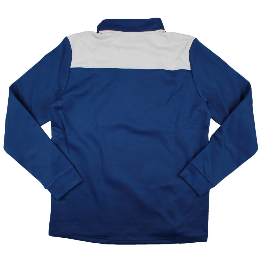 2023-2024 Rangers Coaches Fleece Half Zip Midlayer (Blue)_1