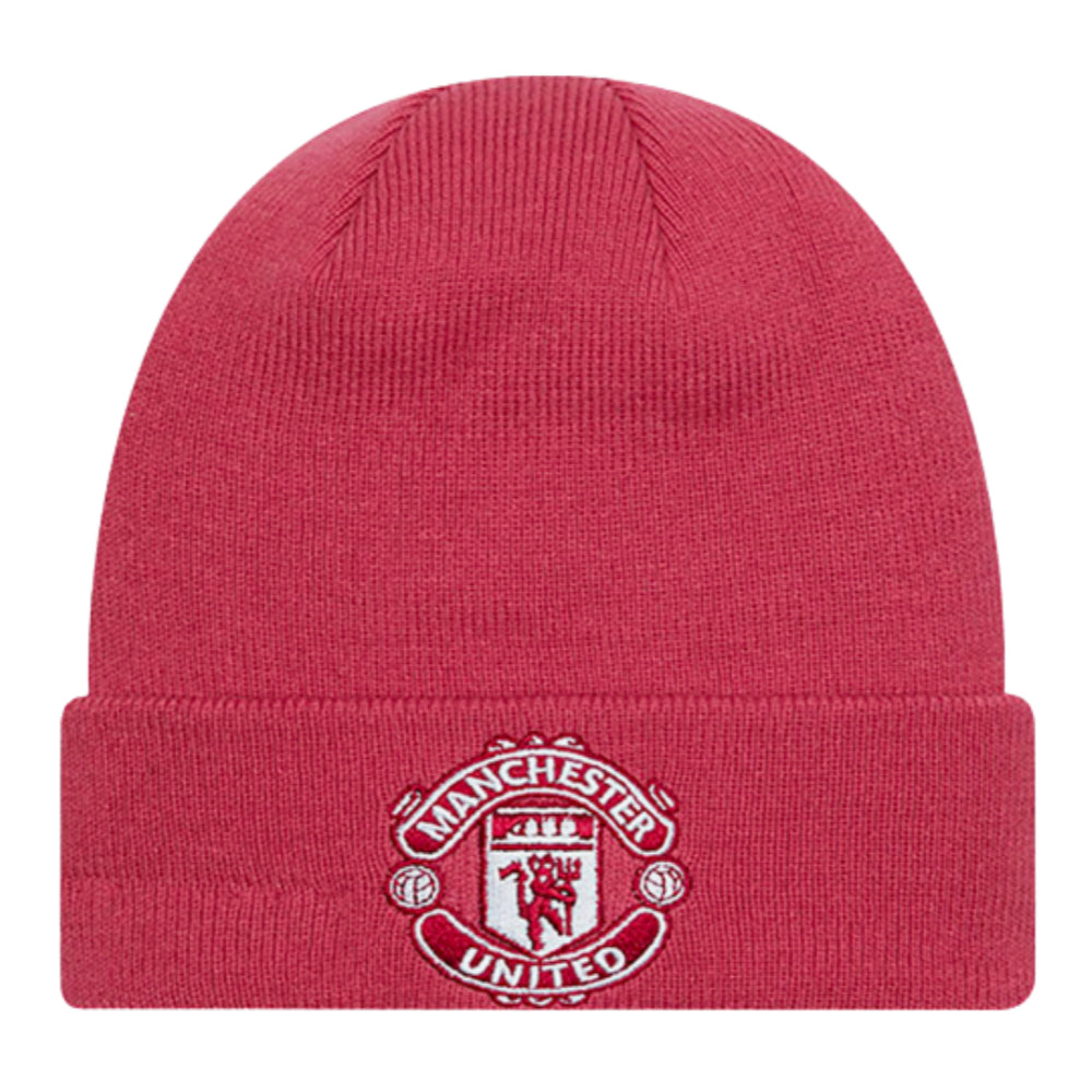 Manchester United Seasonal Cuff Beanie (Light Pink)_1