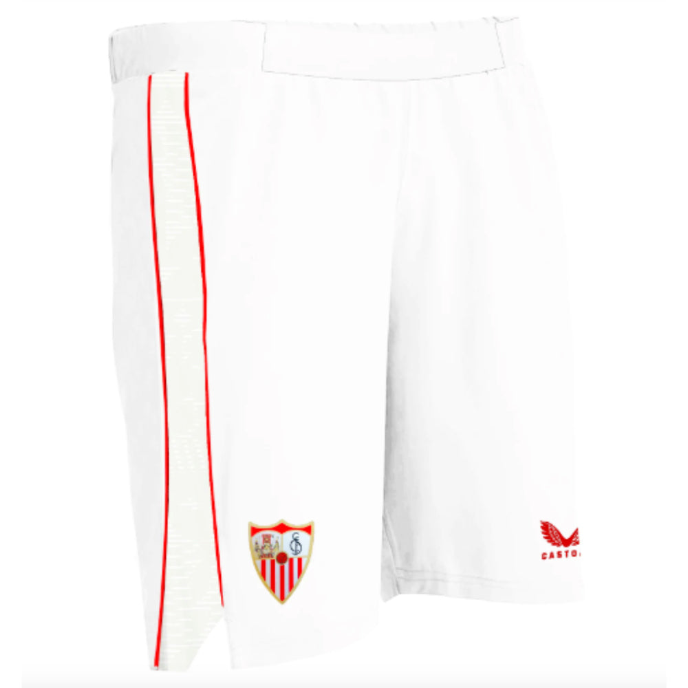 2023-2024 Sevilla Home Shorts (White) - Kids_1