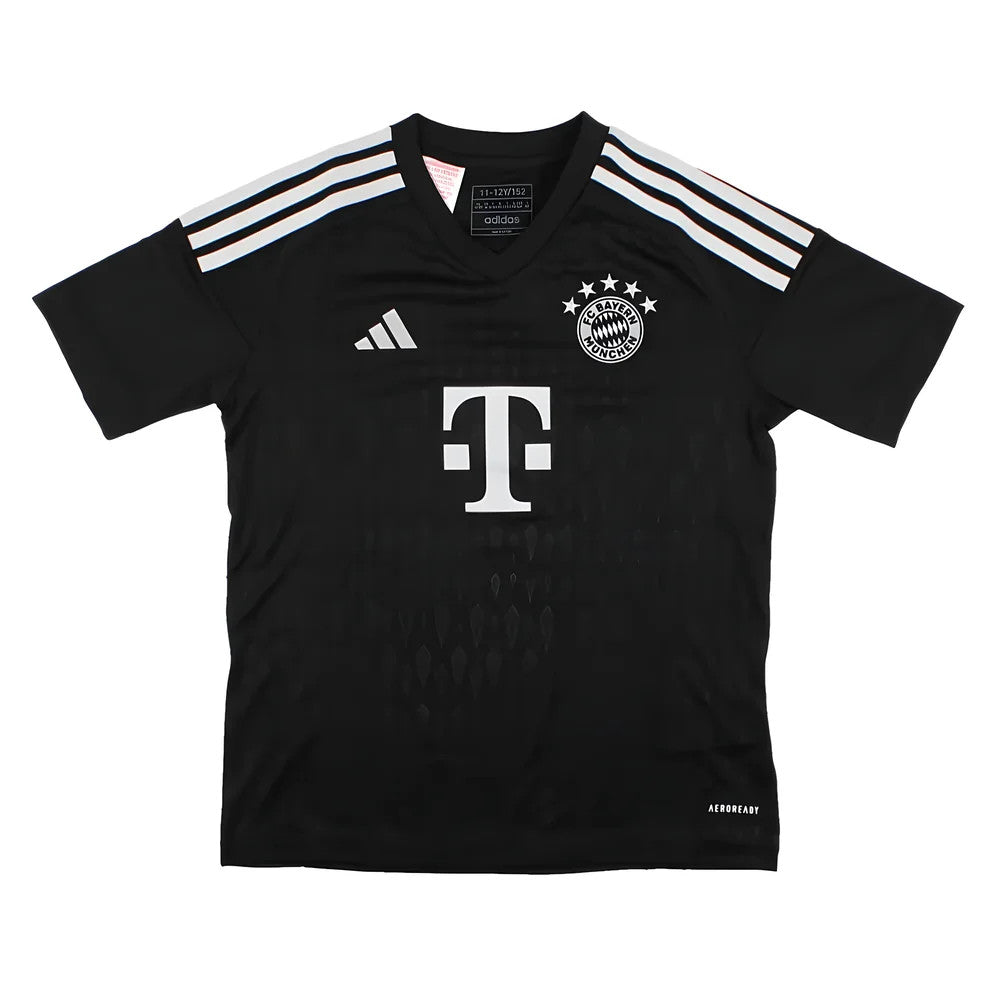 2023-2024 Bayern Munich Goalkeeper Shirt (Black) - Kids_1