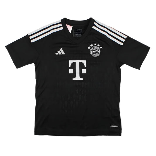 2023-2024 Bayern Munich Goalkeeper Shirt (Black) - Kids_1