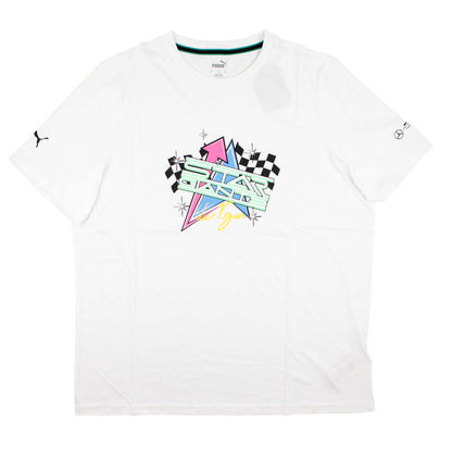 2023 Mercedes Garage Crew Las Vegas Tee (White)_1