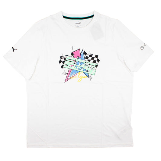 2023 Mercedes Garage Crew Las Vegas Tee (White)_1