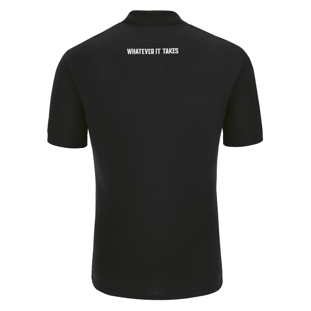 2023-2024 Glasgow Warriors Travel Player Polo Shirt (Black)_1