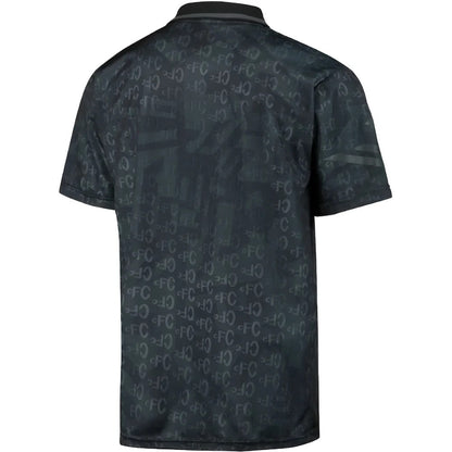 Chelsea 1992 Black Out Retro Football Shirt_1