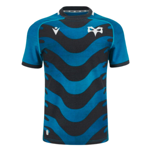 2023-2024 Ospreys Rugby Slim Fit Training Jersey (Blue)_1