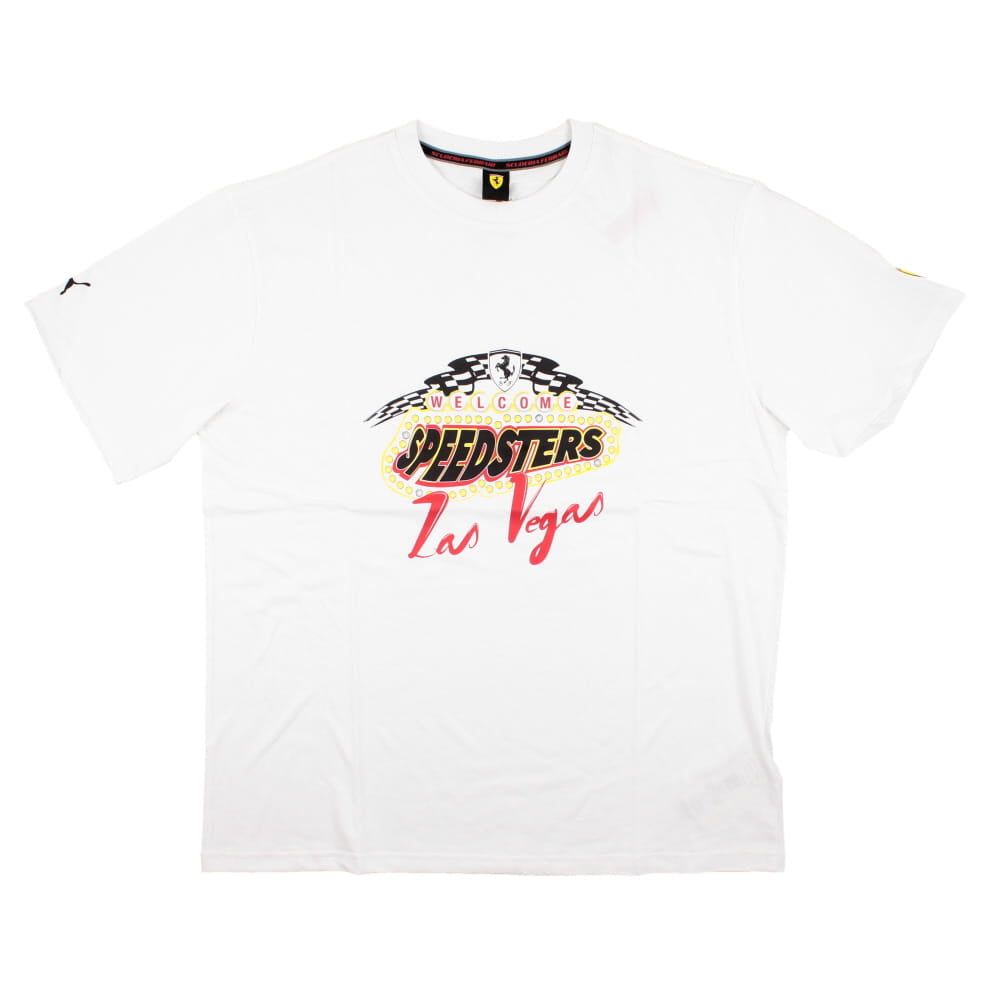 2023 Ferrari Race Garage Crew Las Vegas Tee (White)_1