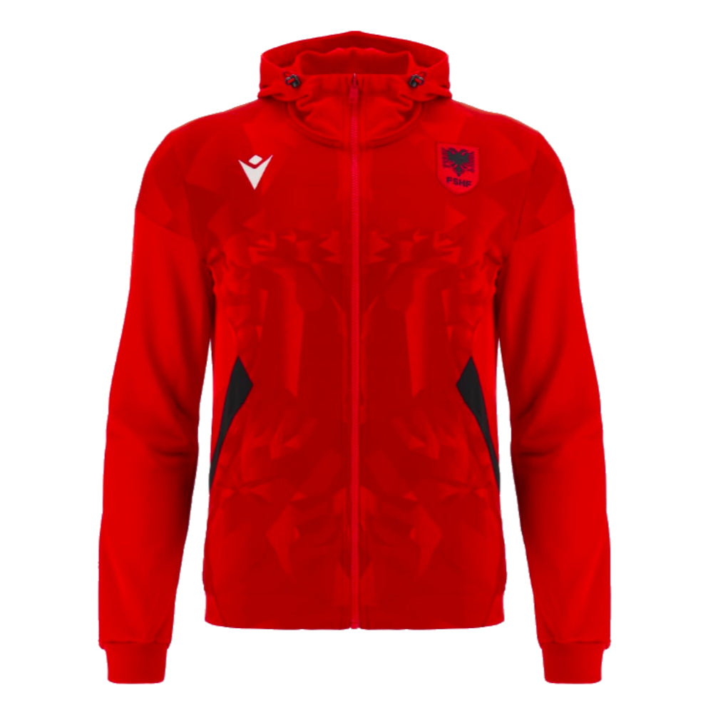 2023-2024 Albania Player Training Anthem Jacket (Red)_1