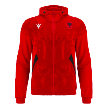 2023-2024 Albania Player Training Anthem Jacket (Red)_1