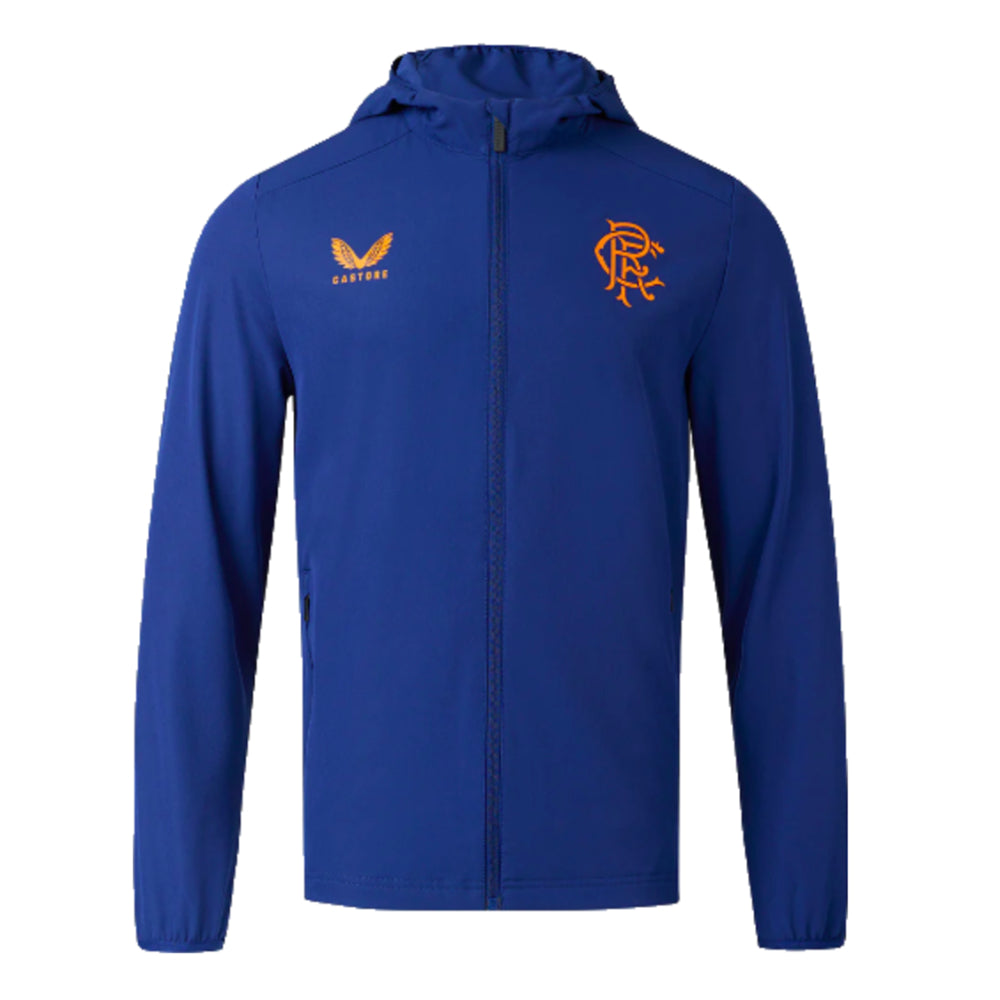 2023-2024 Rangers Coaches Hooded Travel Jacket (Blue)_1